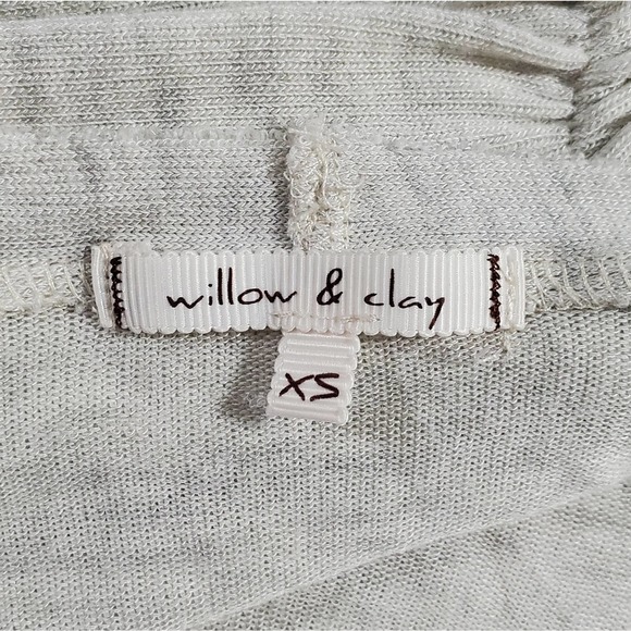 Willow & Clay Ruffle Sleeve Open Front Cardigan - Picture 3 of 4